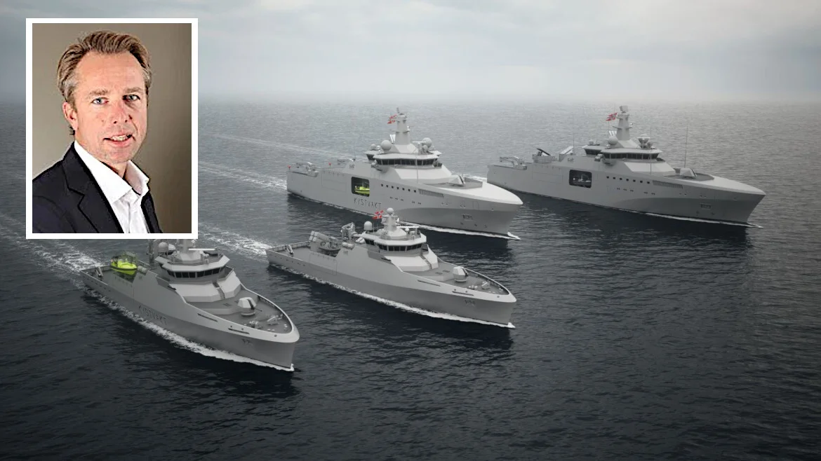 Standardiserte skip innfelt hj hurrod forsvaret Illustrasjon KDA Salt Ship 22