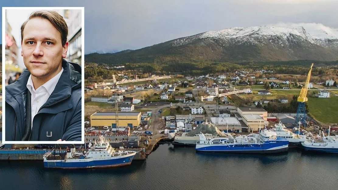 Fiskerstrand verft fredric holen bjørdal montasje foto fiskerstrand verft Eilif Swensen arbeiderpartiet 11