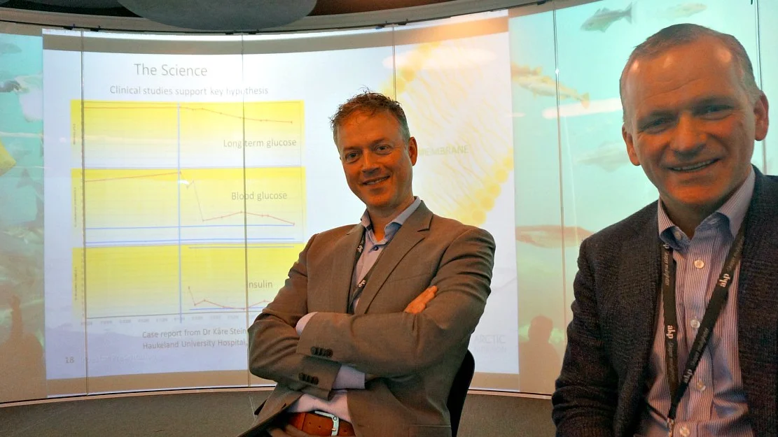 Hogne Halleråker Ole Arne Eiksund Arctic Bioscience foto Ogne