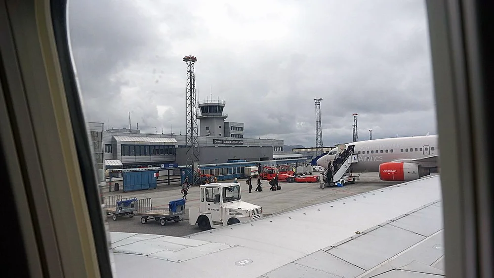 Vigra flyplass lufthavn illustrasjon 22