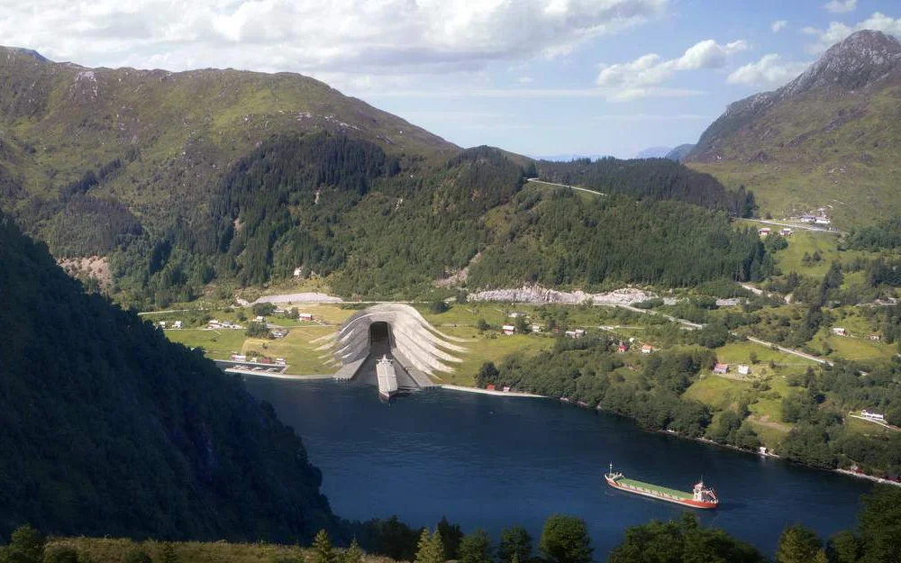 Stad skipstunnel Illustrasjon Kystverket