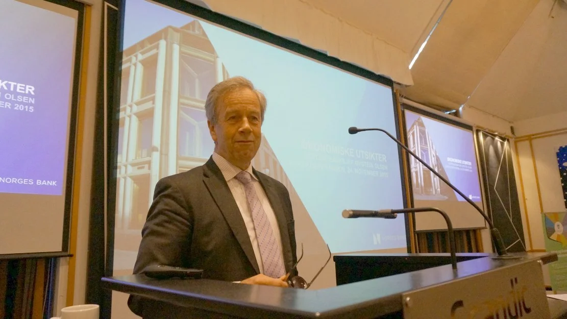Sentralbanksjef Øystein Olsen A foto ogne