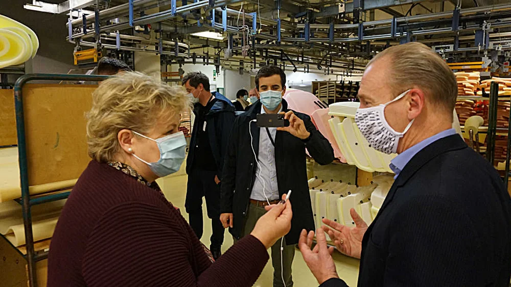 Erna Solberg Roger Lunde foto Ogne