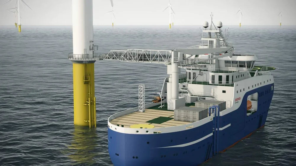 SOV on contract with Ørsted AS former DONG energy Image courtesy of S 001