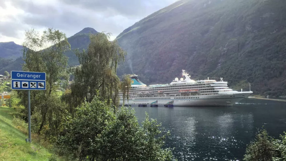 Geiranger cruise skip foto Kristing Offerdal
