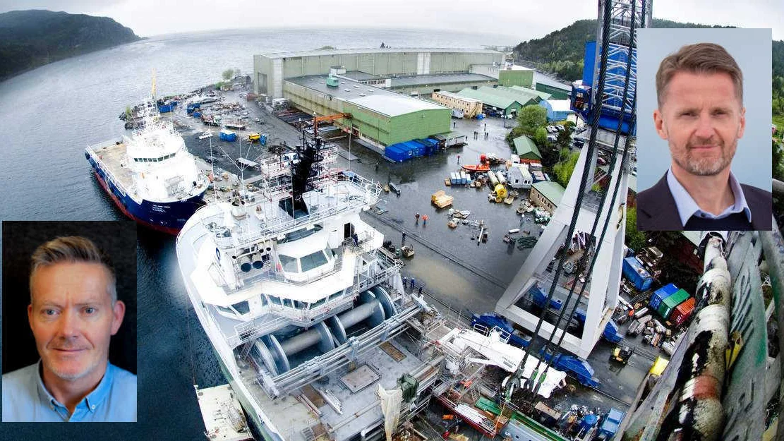 Erik Høyvik Gunnar Larsen Havyard Leirvik foto Havyard Havnevik