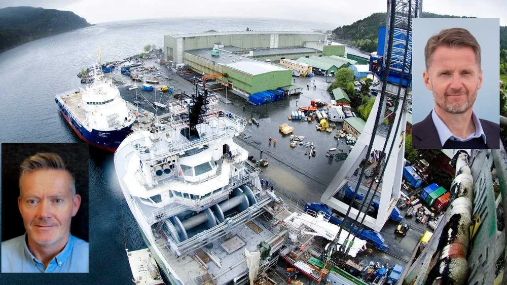 Erik Høyvik Gunnar Larsen Havyard Leirvik foto Havyard Havnevik