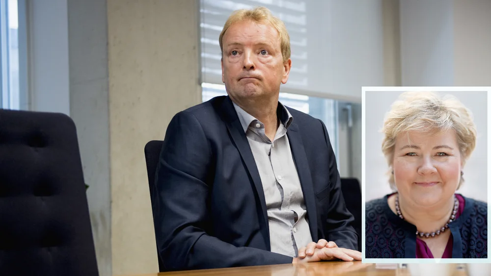 Terje Halleland innfelt erna solberg Foto Jon Olav Nesvold NTB NPK