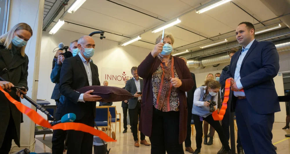 Lars Einar Riksheim Erna Solberg Innovern foto Ogne