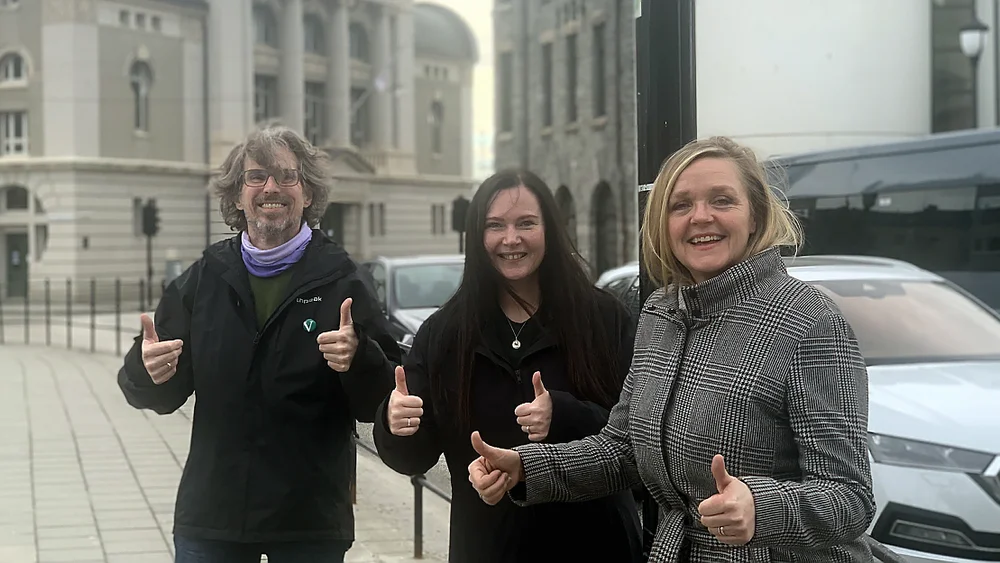 Jack Roger Blindheim V Monica Molvær H og Randi Walderhaug Frisvoll Kr F