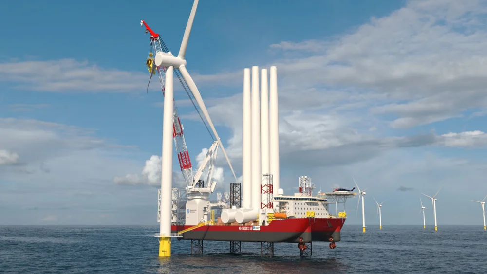 Vindinstallasjonsteknoligi frå Kongsberg Illustrasjon Kongsberg