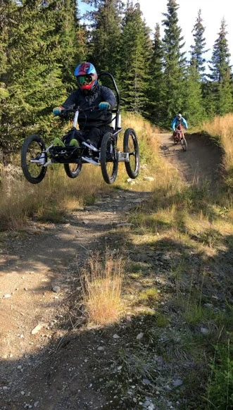 Exotek i sykkelløypa foto Exotek