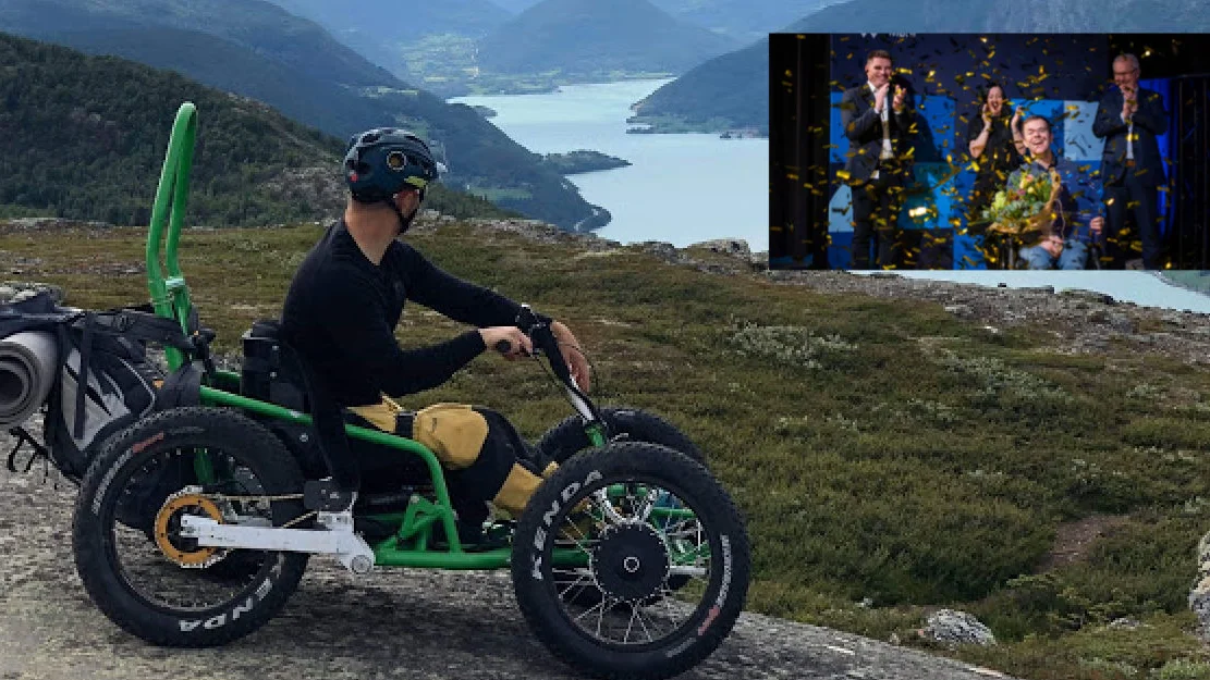 Exotek kjørtøy på tur Næringsteftfinale foto Exotek 1