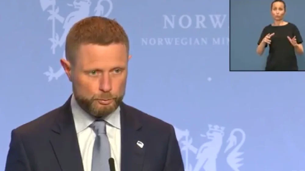 Bernt Høie skjermdump 23 mars