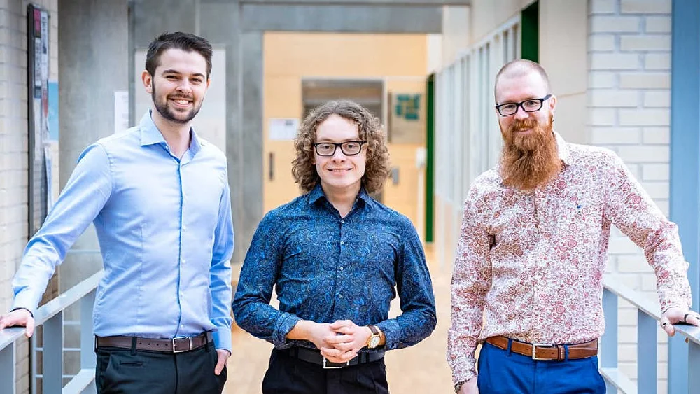 Hjarni fv Einar I Torvik totland Petter Brathaug Olsen og Maximilian Gunnarsson