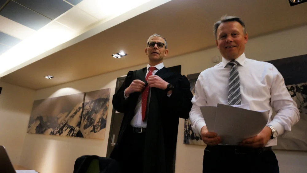 Forsvararar Vegard Aaløkken Jan Erik Teigumm foto Ogne