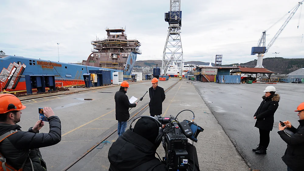 Kleven verft maritim melding direktesending foto marius 11