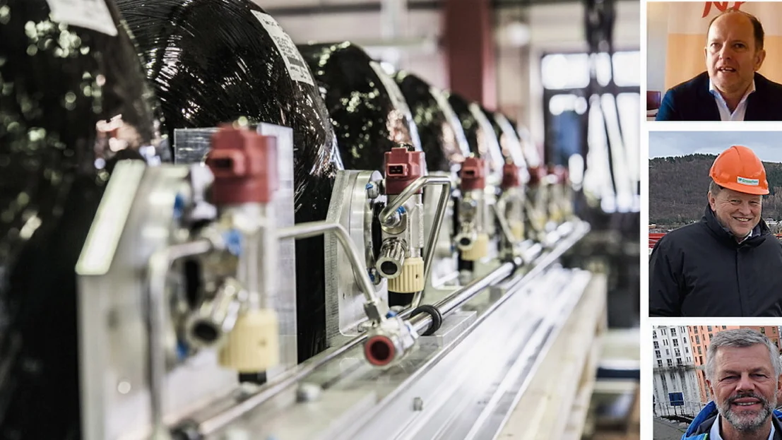 Hydrogen montasje harry valderhaug arnfinn ingjerd knut flakk foto hexagon composites krf marius 11