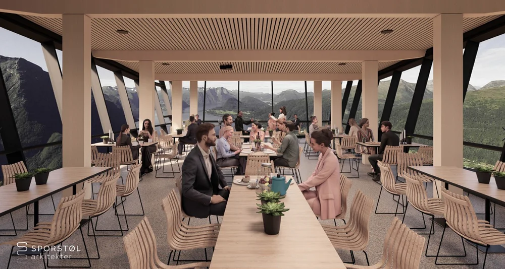 Romsdalsgondolen restaurant illustrasjon sporstøl arkitekter 11