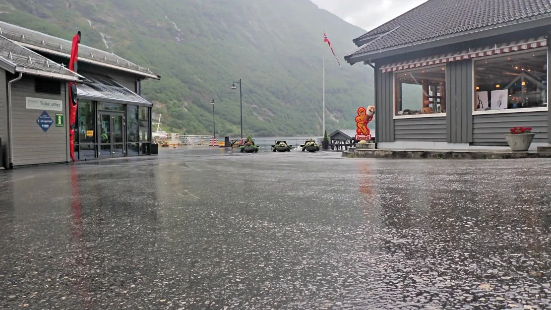 Geiranger etter fellesferien 2020 foto Ogne