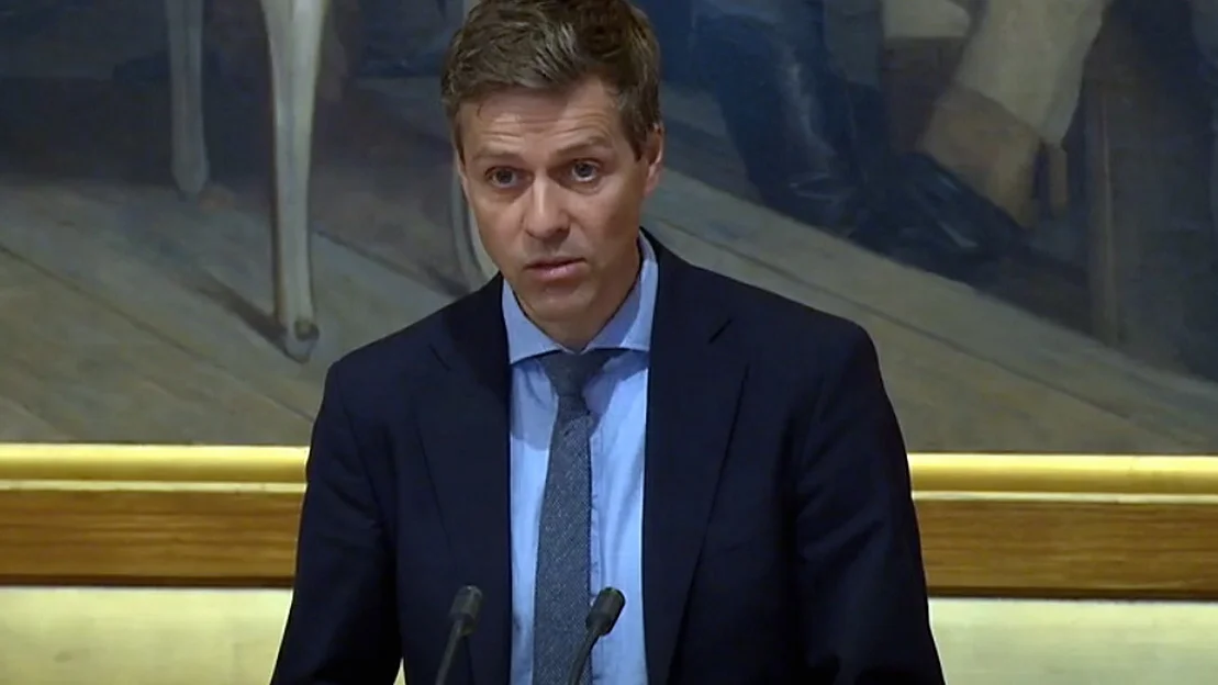 Knut arild hareide skjermdump stortinget nett tv 11