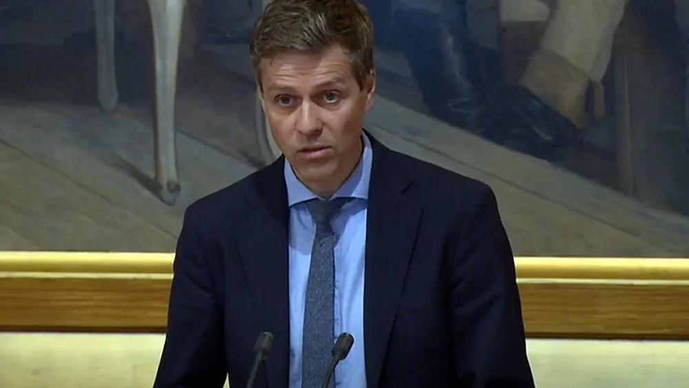 Knut arild hareide skjermdump stortinget nett tv 11