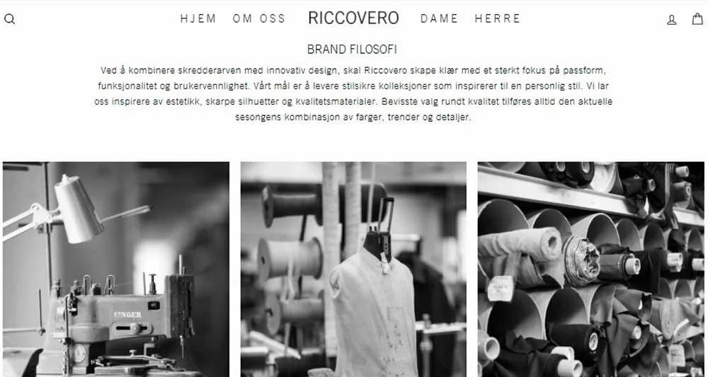 Ricco vero skjermdump nettbutikk 11