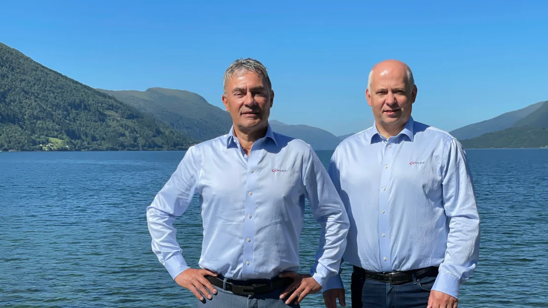 Hans Inge Solheim tv og Einar Løken i Normatic foto Normatic