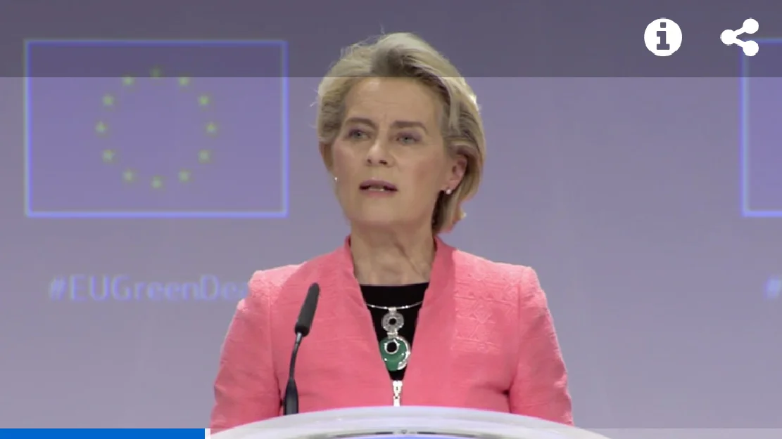 Ursula von der Leyen EU kommisjonpresidenty Skjermbilde 2021 07 14 kl 16 18 06