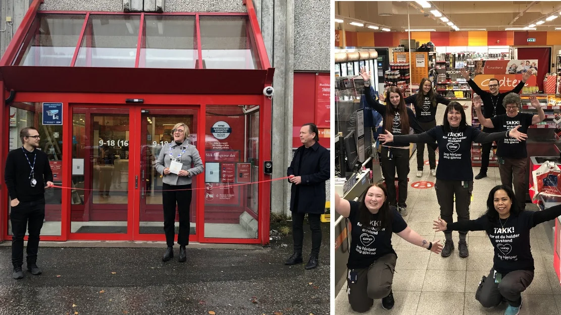 Haapar paa auke med automatisert naerbutikk