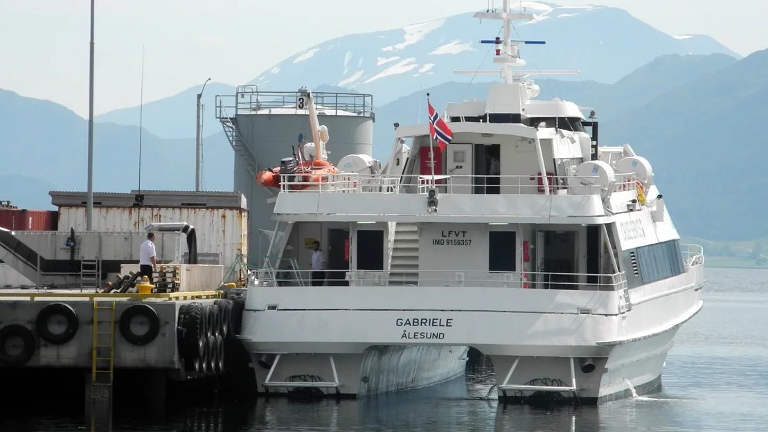 Hurtigbaatruta til kai for vinteren