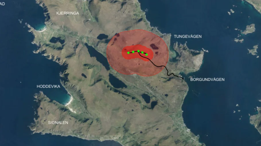 Ikkje vindstopp paa Stad