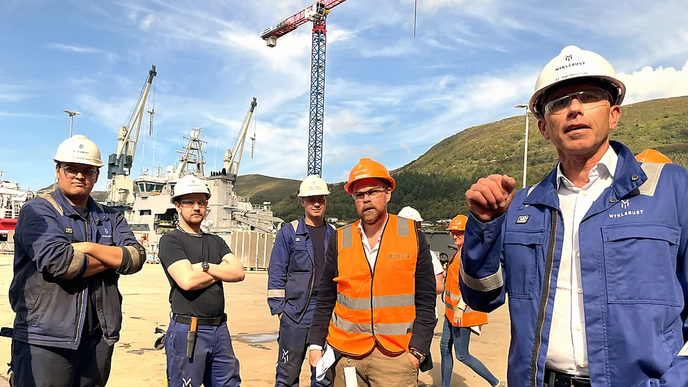 Inge Jonny Hide Torbjørn Røe Isaksen myklebust verft foto marius 11