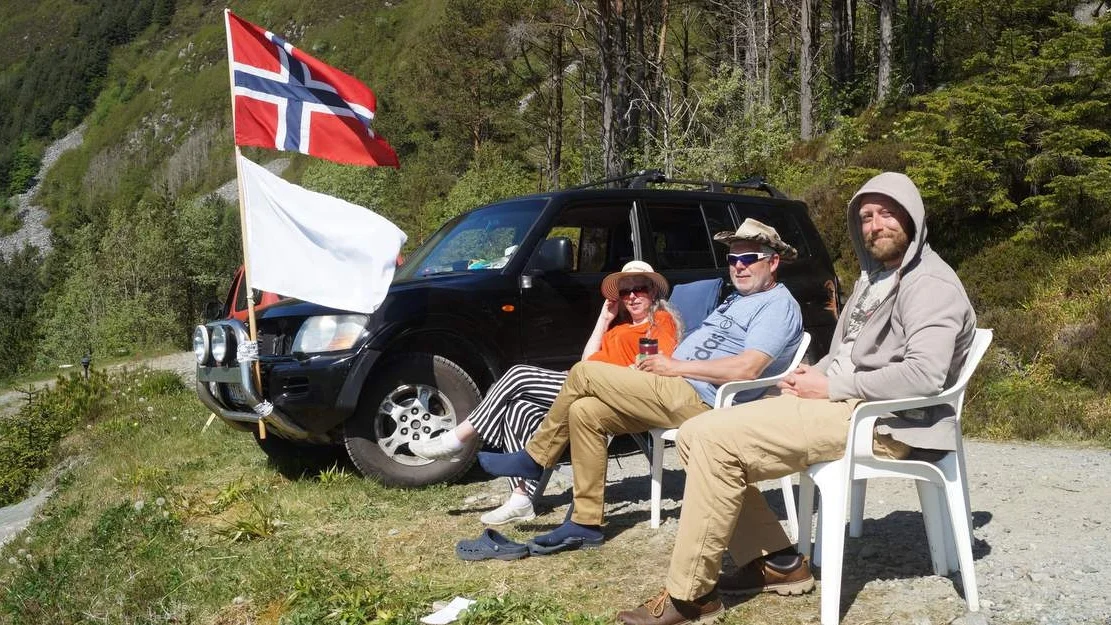 Aksjonist paagripen paa Haramsoeya