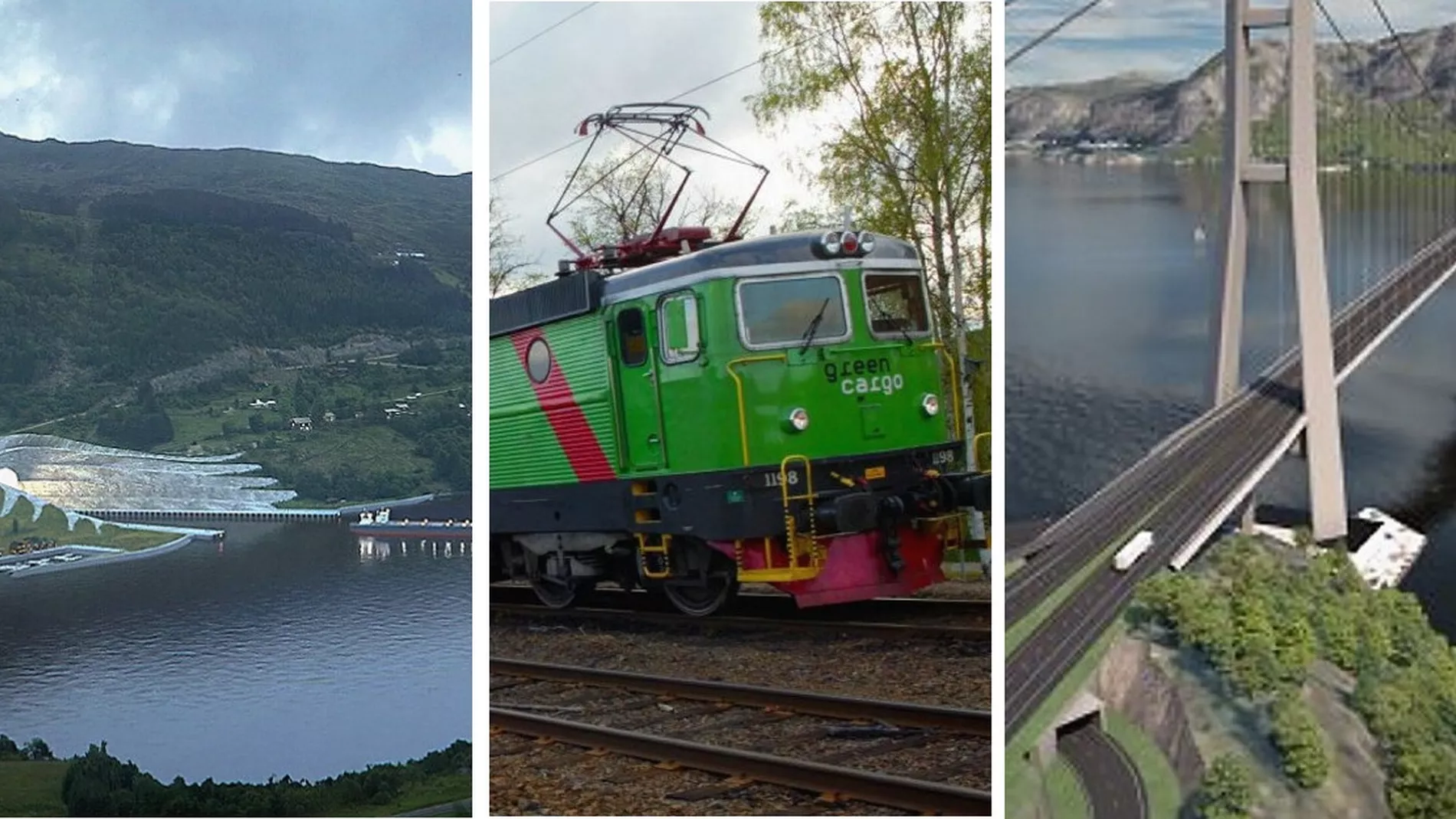 Fjordkryssingar Raumabanen og sjoetransport
