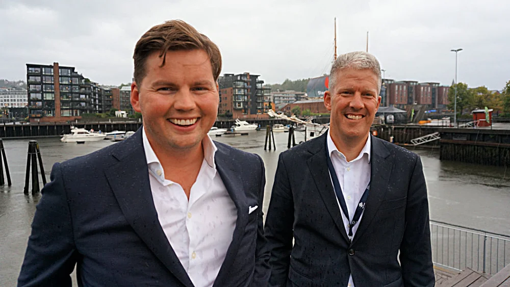 Herman Alexander Dahl og Finn Arne Egenness Nordea Aqua Nor 2021 foto Ogne