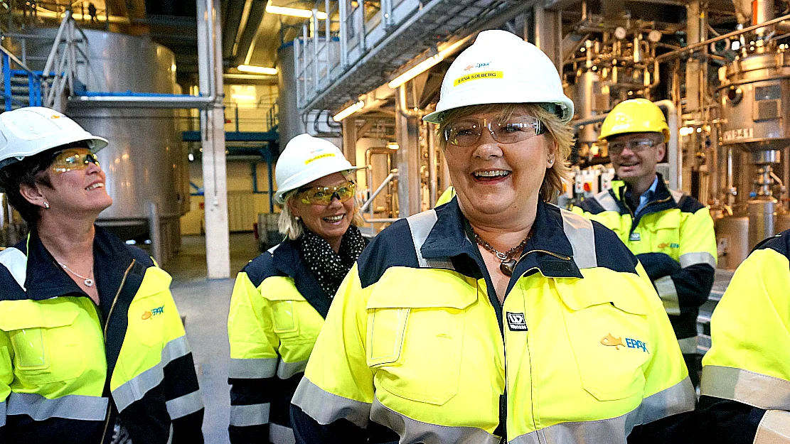 Sinne og glede over Erna sitt traseval