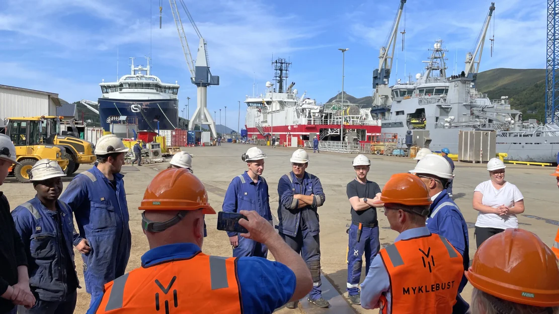 Myklebust verft politiker besøk foto marius 11