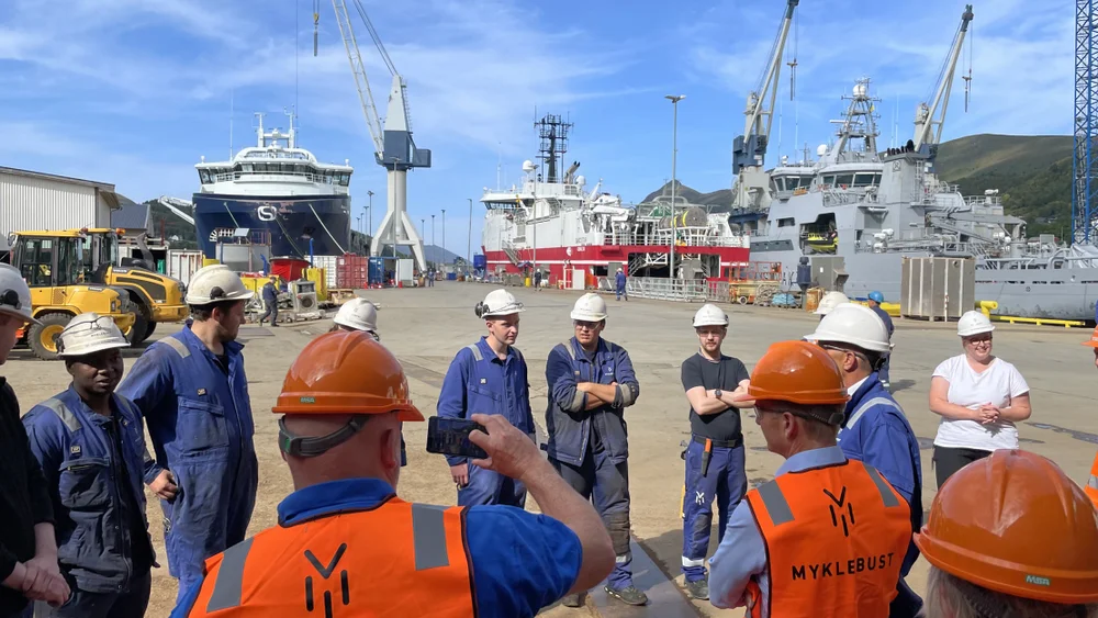 Myklebust verft politiker besøk foto marius 11