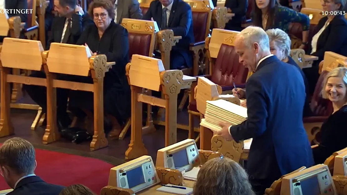 Statsbudsjett jan tore sanner foto stortinget no 11