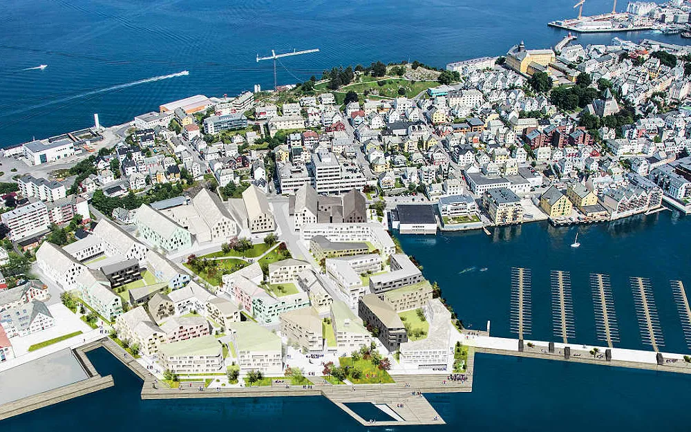 Skutvika Flyfoto 2 Ill Ålesundregionens Havnevesen