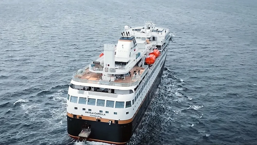 Havila capella skjermdump havila kystruten på facebook 22