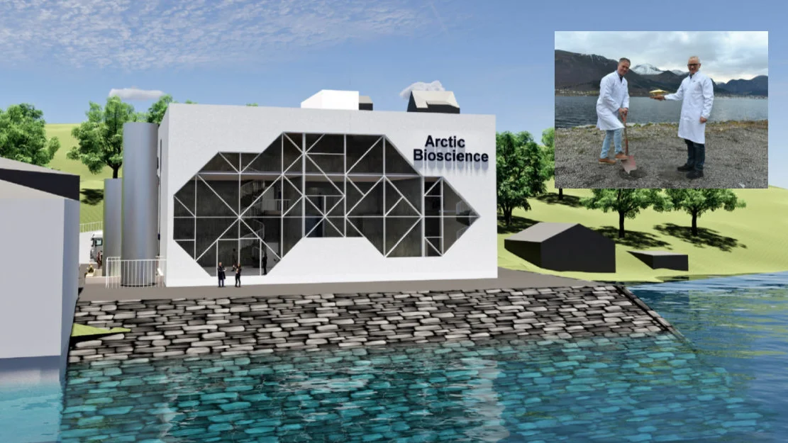 Arctic Bioscience Frå sjøen 1 utsnitt Hogne Halleråker og Ole Arne Eiksund innfelt