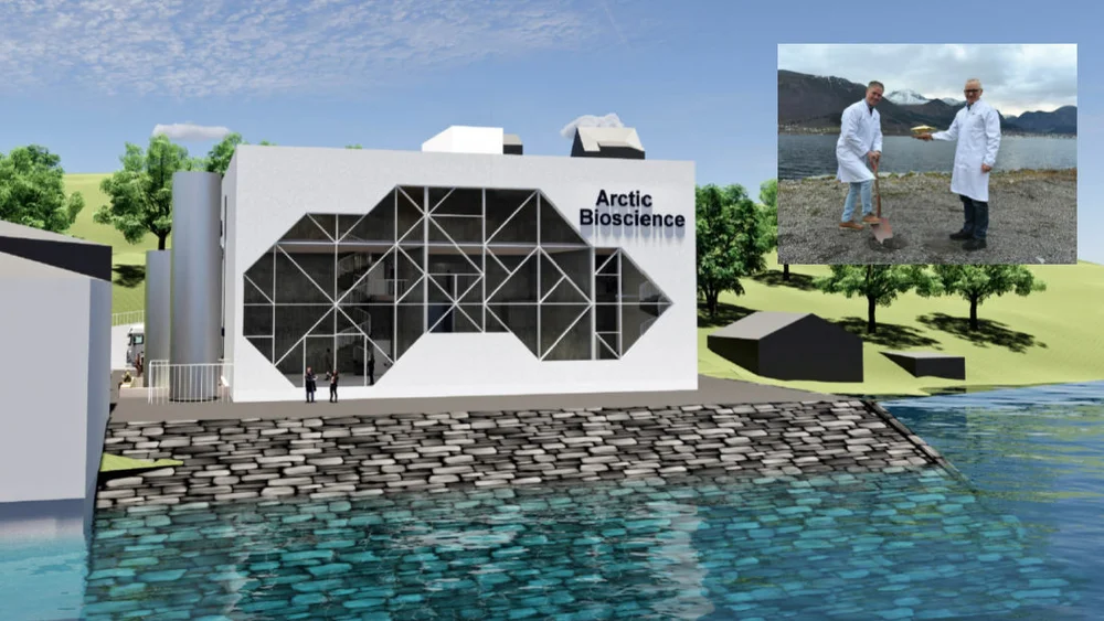 Arctic Bioscience Frå sjøen 1 utsnitt Hogne Halleråker og Ole Arne Eiksund innfelt