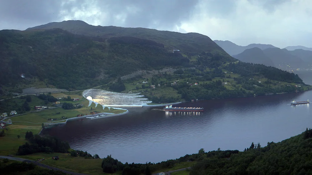 Stad skipstunnel Kjøde illustrasjon Kystverket Snøhetta Plump 11