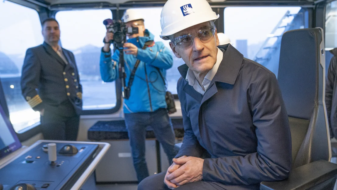 Jonas gahr støre yara birkeland foto Torstein Bøe NTB 22