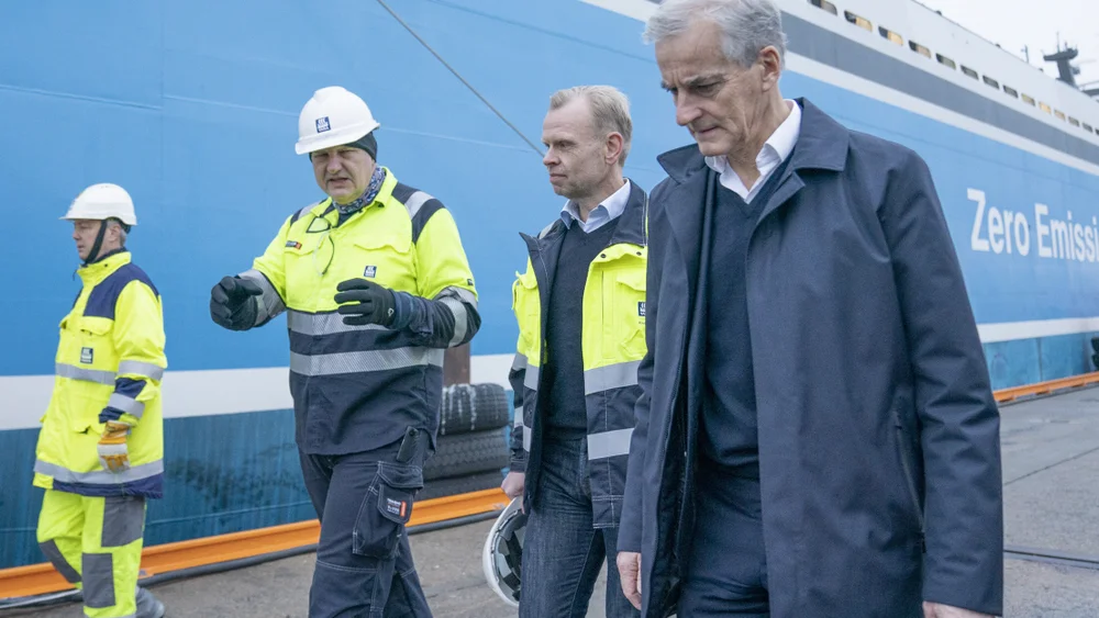 Jonas gahr støre yara birkeland foto Torstein Bøe NTB 44