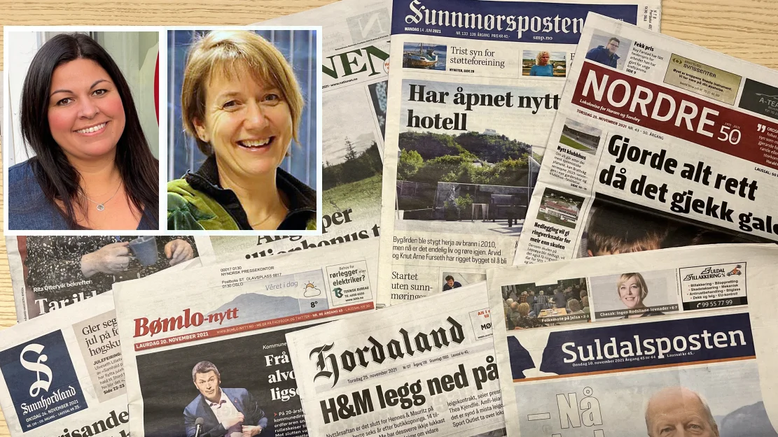 Kvinnelige redaktører innfelt monica aure fallingen linda bakken foto ntb scanpix privat nyss 11