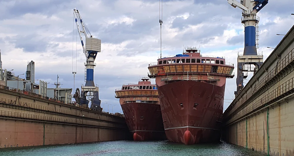 Havila Pollux og Havila Polaris sjøsetting Tersan foto Havila Kystruten11