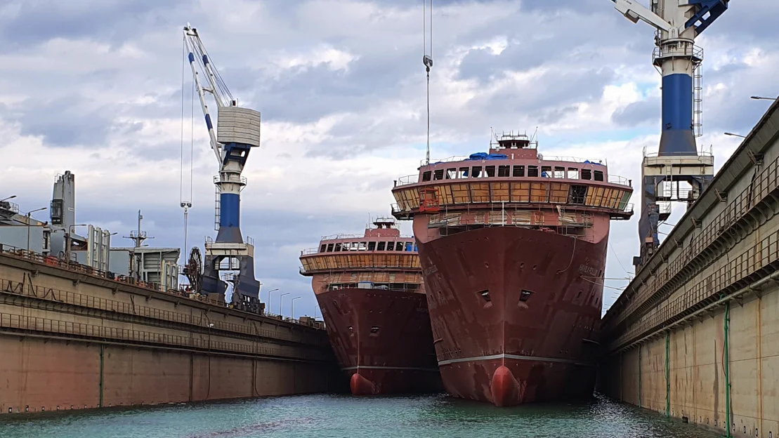 Havila Pollux og Havila Polaris sjøsetting Tersan foto Havila Kystruten11